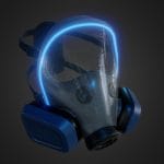 Sci-fi Glass Face Gas Mask
