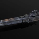 Scifi Battlecruiser Kyushu
