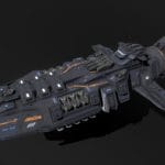 Scifi Destroyer Firewing
