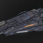 Scifi Destroyer Steelblade
