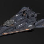 Scifi Frigate Outlaw