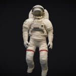 Space suit photogrammetry scan