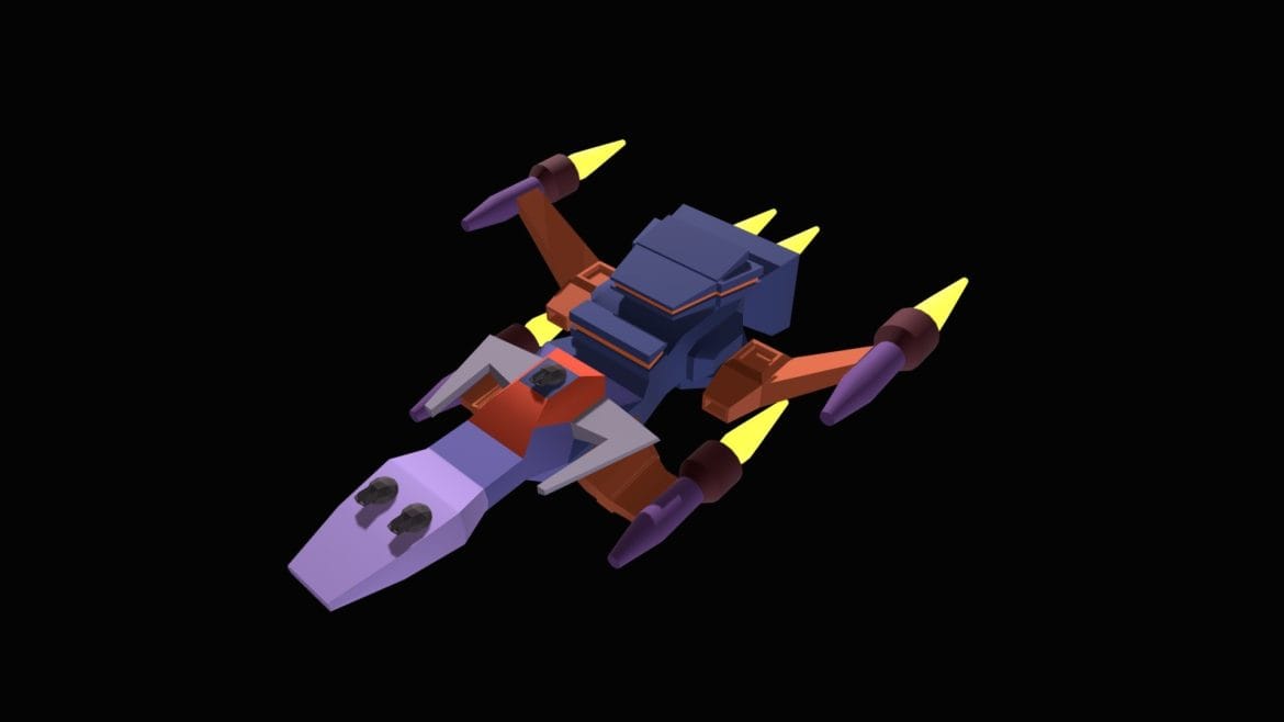 spaceship low poly.thumb
