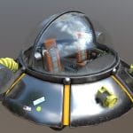 Spaceship Rick and Morty