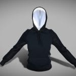 Standard Hoodie with elbow pads & leather sleeve