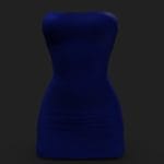 Strapless Mini Female Dress