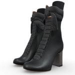 Straps Laces Thick Heels Female Ankle Boots