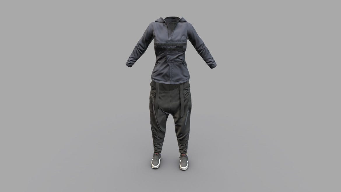 street hip hop style outfit pants shoes jacket.thumb