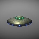UFO 9 – LOW Poly Flying Saucer
