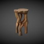 Unique Sculptural Bar Table