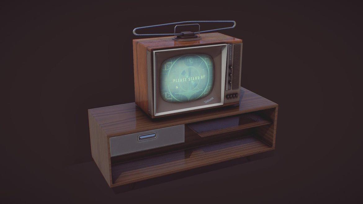 vintage television set.thumb