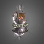 Vostok Spaceship Lpoly