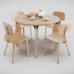 Wooden Dining Table Set