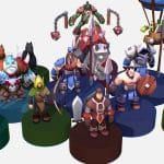 100$ Discount – 13 Handpaint Medieval Character