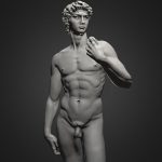 3d Printable David Statue by Michelangelo
