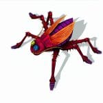 Animated Funny Cartoon Crazy Insect Roach