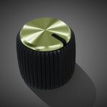 Anisotropic Material Demo: Amplifier Knob