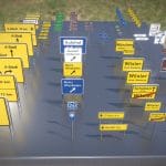 Austauschbare Verkehrszeichen 1