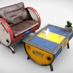 Barrel Furniture Set