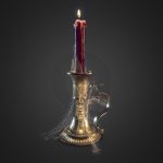 Candle DEMO Sketchfab (tuto available)