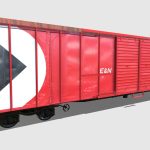 Cargo Train Carriage
