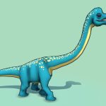 Cartoon Brachiosaurus