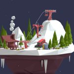 cartoon low poly slope resort.thumb