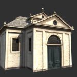 Church Roman #84 Low Poly 3d Model