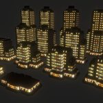 City Buildings (Night)