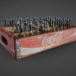 Coca Cola Wooden Crate (Low Poly)