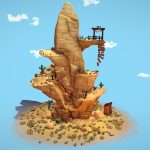 desert cliff diorama.thumb