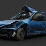 Destroyed Car 07 (Raw Scan)