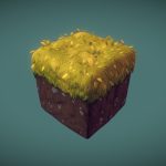 Dirt Cube – PBR Hand Painted Series