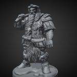 Dwarf hunter 3D print model