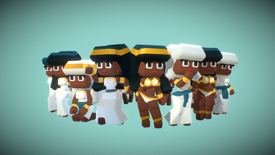 egyptian town people proto series.thumb