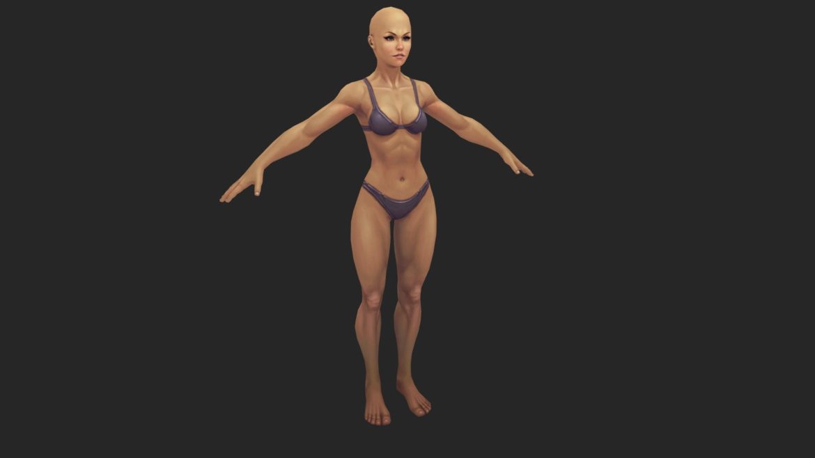 female warrior base model.thumb