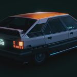 Futuristic 1980’s Hatchback
