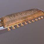 game ready harmonica metallic low poly.thumb 1