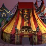Horror circus tents