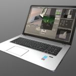 HP notebook Low-Poly Version