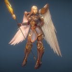 Low Poly Angel Female