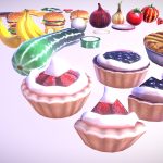 LOW POLY – Cartoon Food Pack
