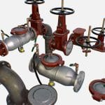 Low Poly Game Backflow Water Pipe Constructor