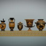 Low Poly Grecian Pots