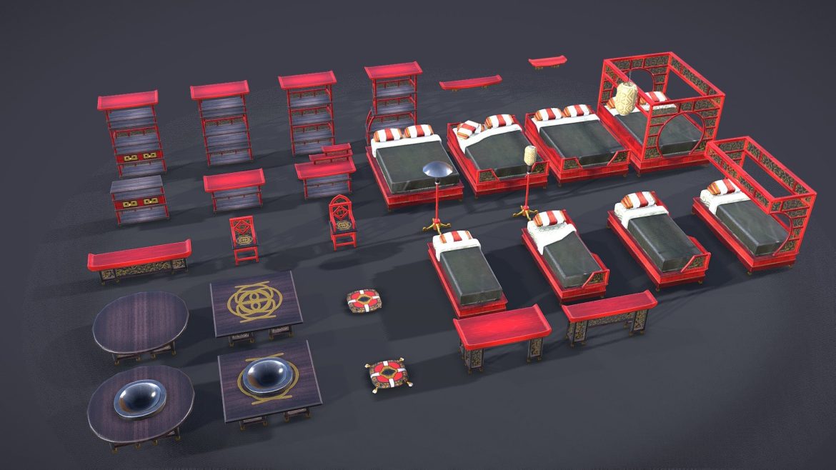 lowpoly asian home pack.thumb