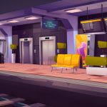 🚅 Lowpoly Subway Metro Train Game lowpoly asset