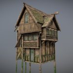Medieval lake village – House 5