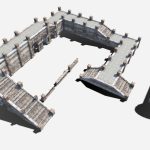 Modular Courtyard Scene