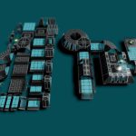 Modullar Scifi Corridor Hallway Complete Pack