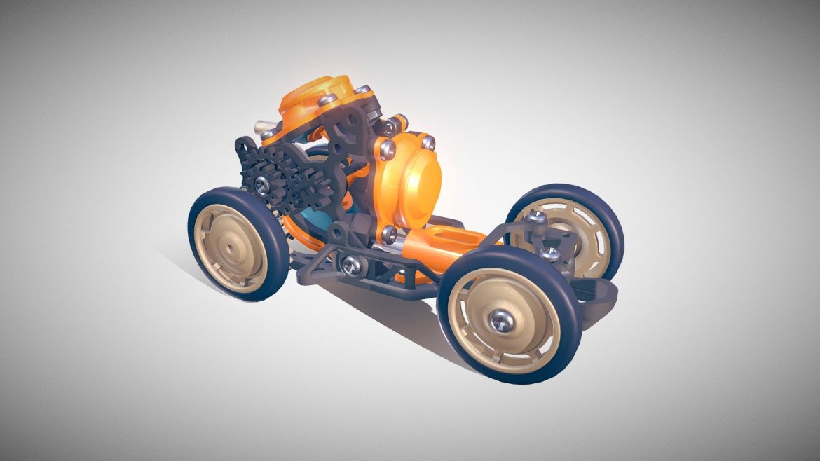pneumobile 3d printable pneumatic toy car.thumb